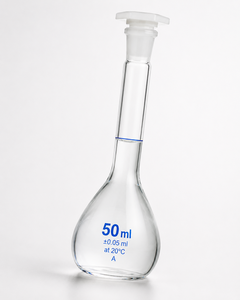 ขวดวัดปริมาตรแก้วบอโรซิลิเกตขนาด 50-1000 มล. พร้อมจุกโพลีเอทิลีน - Product Image 3