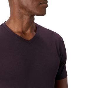 T-shirt classique en coton pour hommes, manches courtes, col rond, tissu doux et respirant, couleur et logo personnalisés, commandes acceptées, vente en gros - Product Image 4