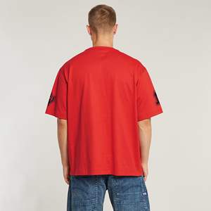 เสื้อยืดพิมพ์ลาย DTF ไซส์ใหญ่สำหรับผู้ชาย ฤดูร้อน ขายส่งแบบใหม่ ระบายอากาศได้ดี แห้งเร็ว เสื้อยืดโอเวอร์ไซส์ลำลอง ลายสุ่ม - Product Image 2