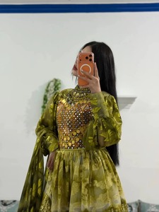 Vestidos Afganos de Alta Calidad, Bordados, Estilo Boho Étnico, Vestidos Casuales Largos para Mujer, Ropa Musulmana Modesta, Venta al Por Mayor Personalizada - Product Image 2