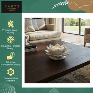 New Elegant Design Natural Stone Handmade Eco-Friendly Modern Decorative Marble Lotus Candle Holder Tealight Stand Christmas - Product Image 6