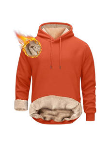 Ensemble de survêtement d'hiver décontracté 2 pièces doublé et respirant, avec sweat à capuche et pantalon de jogging en polaire thermique épaisse - Product Image 5