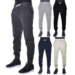 Pantalon de survêtement décontracté léger en tissu molletonné, couleur unie, avec cordon de serrage, broderie personnalisée, 400G, collection 2026 - Product Image 1