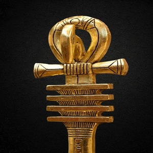 Impresionante Cetro Pastoral Elegante Hecho a Mano, Bastón Ceremonial, Cetro Clásico de Latón, Artículos Litúrgicos para Iglesia - Product Image 1