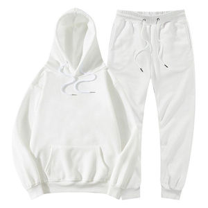 Conjunto de chándal de algodón personalizado, chándales personalizados con logotipo, chándales al por mayor para ropa urbana estadounidense, pedido al por mayor de fábrica - Product Image 2
