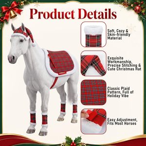Almohadilla para Montar a Caballo sin Montura con Estribos |   Almohadilla de Montar sin Montura con Forro de Piel Sintética |   Equipo de Equitación Cómodo - Product Image 3