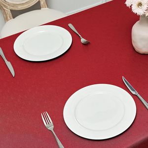 Tovaglia Rettangolare Impermeabile 60x84 Pollici in Tessuto Lino Testurizzato Resistente alle Macchie e alle Pieghe Lavabile Decorativa - Product Image 4