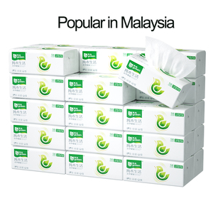 Mouchoirs en papier 3 épaisseurs personnalisés de qualité supérieure, ultra doux et sans peluches, en gros, épaissis, pour la maison et le bureau en Malaisie - Product Image 1