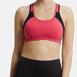 Soutien-gorge de sport pour femme de haute qualité, léger, en Spandex/Nylon, à maintien élevé, bretelles réglables, extensible dans quatre directions, pour la gym - Product Image 3
