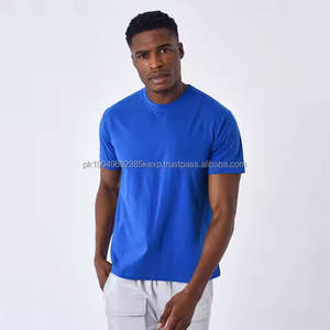 Camiseta Personalizable con Cuello Redondo 100% Algodón, Jersey de Alta Calidad con Logotipo Liso para Hombre, Venta al por Mayor para Deportes, Gimnasio, Fitness, Diseño a Cuadros - Product Image 5