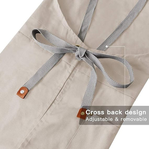 Black Polyamide <b>Work</b> Coverall Adjustable Crossback Unisex <b>Waterproof</b> Dust Proof Multi Pocket Utility Workshop Repair Maintenance - Product Image 3