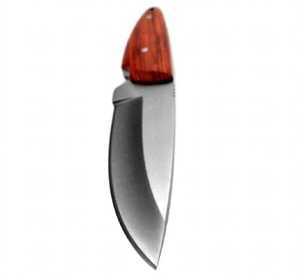 Couteau utilitaire extérieur artisanal en acier inoxydable avec manche en bois Pakka rouge, outil EDC - Product Image 2