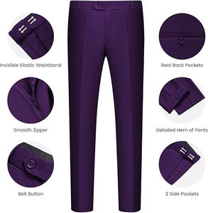 Costume de marié élégant, pantalon et veste, costume de mariage sur mesure - Product Image 6