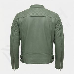 Blouson de moto en coton pour homme, design imprimé, protection renforcée, équipement de conduite, fermeture éclair, couleur personnalisable - Product Image 2