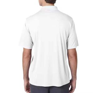 Chemises polo décontractées pour hommes, nouvelle collection, design tendance, logo personnalisé, couleur unie, respirantes, à prix avantageux. - Product Image 5