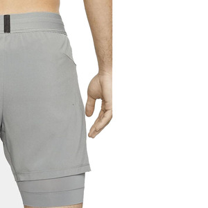2026 Marathon Running Basketball Workout Casual <b>Drawstring</b> Canvas Knitted Quick Dry Breathable Shorts for Men - Product Image 2