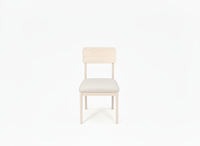 Ensemble de table basse moderne avec 4 chaises, construction en placage de frêne massif MDF, durable, facile à nettoyer, léger, décoratif, pour salon
