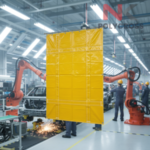 Feuille d'isolation pour chambre froide, bâche stratifiée croisée haute résistance, feuille de protection thermique pour entrepôt frigorifique et stockage - Product Image 6