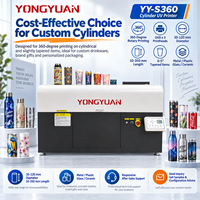 Mesin Printer Inkjet Rotary Otomatis Profesional Multicolor Ricoh 360 Derajat untuk Botol Air, Cangkir, dan Silinder, Garansi 1200 Hari