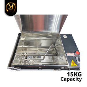 Mezcladora Comercial Horizontal de Alta Resistencia, Capacidad de 15 kg, Mezcladora de Cinta de Acero Inoxidable, Motor de 1.5 kW para Polvo y Pasta - Product Image 5