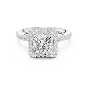 Anillos de Boda de Lujo de Diseñador, Oro de 14K, VS1, Color E, 2 CT, Corte Princesa, Diamante Cultivado en Laboratorio IGI, Anillos de Compromiso - Product Image 6