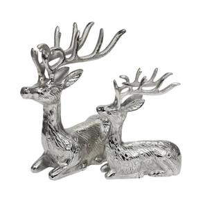 Premium Aluminum Reindeer Table Centerpiece Elegant Holiday Deer Statue For Home Table Decoration - Product Image 3