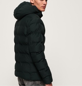 Nouvelle veste d'hiver pour homme coupe-vent, couleur unie, rembourrée en polyester et coton, matelassée, style puffer - Product Image 6