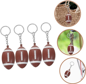 Top Trendy Product <b>Custom</b> Rugby Ball Metal Keychain, Premium Sports <b>Key</b> <b>Ring</b> for Fans, Teams, Gifts & Promotions - Product Image 2