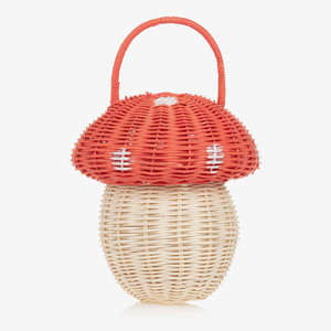 Mini bolsas de setas para niñas, bolsa de juguete de regalo adorable de ratán natural tejida a mano de la fábrica de Vietnam - Product Image 4