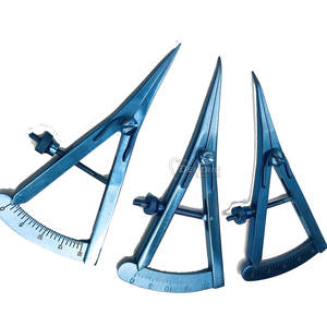 Jeu d'instruments de mesure des paupières ophtalmiques droits de 20 mm en acier inoxydable/alliage de titane, réutilisable, pour ajustement par vis, usage général - Product Image 5