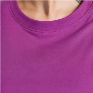 Women's Eco-Friendly Casual Logo Embroidery Crewneck Sweatshirt <b>Hoodie</b> 100% Cotton Fleece Loose Fit <b>Short</b> <b>Sleeves</b> OEM Supplier - Product Image 6