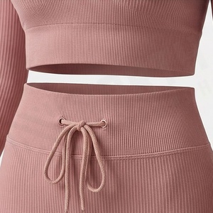 Women Sportswear Active Wear Long Sleeve <b>Workout</b> Romper Onesie Zip Up Sports <b>Jacket</b> Gym Fitness Sets Ladies Gym Suits - Product Image 5