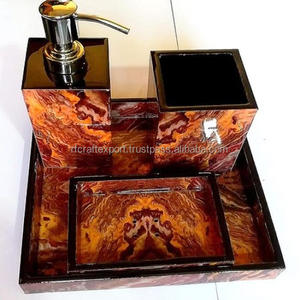 Ensemble de salle de bain indien fait main en nacre pour la maison, ensemble de salle de bain pour hôtel et restaurant - Product Image 6