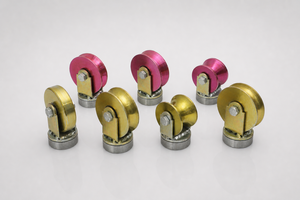 Herrajes para Puertas Correderas Industriales de Acero con Ruedas Recubiertas de Zinc, Mecanismo de Guía Precisa y Construcción Duradera - Product Image 4