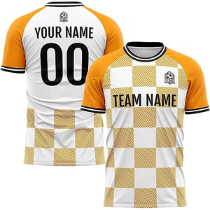 เสื้อยืดผู้ชาย ชุดฟุตบอลแบบกำหนดเอง เสื้อแข่งฟุตบอล Maillot De Foot บริการ OEM สำหรับทีม ตัดเย็บอัตโนมัติ - Product Image 2