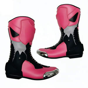 Botas de Motociclismo 2026 hasta el Tobillo y la Rodilla, Duraderas, con Diseño Antideslizante, Impermeables, para Mayor Seguridad en la Conducción - Product Image 1