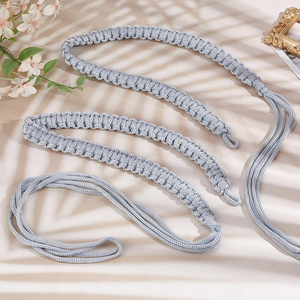 High Quality Custom Made Shoulder Aiguillette <b>Cord</b> Cotton & Polyester for Dress Uniform Accessories For Sale - Product Image 3