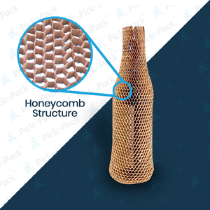 Funda de Papel Honeycomb Picknpack de 450 mm de Altura |   Bolsa Protectora Flexible, Reciclable y Ecológica |   Paquete de 350 Fundas - Product Image 3