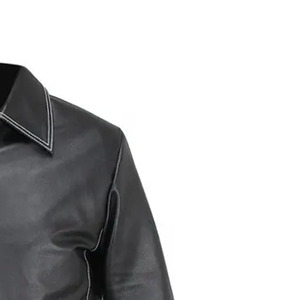 <b>Leather</b> <b>Jacket</b> Premium Tailored <b>Leather</b> Coat Elegant Modern Fashion OEM Manufacturer Factory Supply - Product Image 4