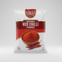Poudre de piment rouge Capsicum Annuum Lal Mirchi, piment rouge séché, poivron doux, paprika, épice traditionnelle indienne, cru, AD, en vrac, HP Valia