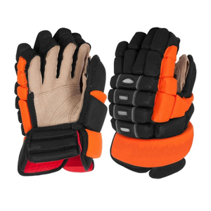 Gants de sport d'extérieur à doigts entiers, noir et orange, isolés thermiquement, en polyester, unisexe, 2027 - Product Image 3