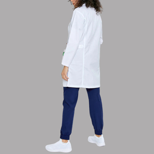 Bata de Laboratorio Médica Larga de Primera Calidad con Múltiples Bolsillos, Unisex, de Algodón y Poliéster, con Estampado Digital Personalizado, Uniforme de Hospital - Product Image 2