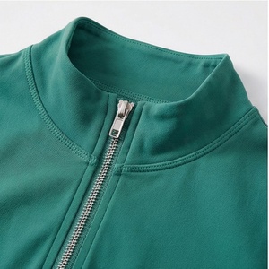 Conjunto de Yoga de 3 Piezas para Mujer, Chaqueta Verde de Manga Larga con Cierre, Sujetador Deportivo, Leggings de Cintura Alta, Ropa Deportiva - Product Image 4