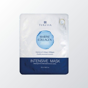 มาส์กหน้าเกาหลี K-Beauty Tersia Marine Collagen Intensive Mask Sheet Pack 10 แผ่น ผลิตในเกาหลี บำรุงผิว - Product Image 4