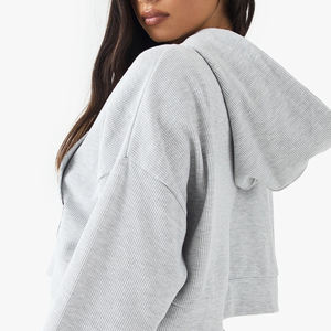 Premium Women <b>Zip</b> <b>Up</b> Crop <b>Hoodie</b> Soft Touch Fabric Casual <b>Hoodie</b> 2026 Women <b>Zip</b> <b>Up</b> <b>Hoodie</b> Casual Oversized Winter Wear <b>Hoodie</b> - Product Image 5