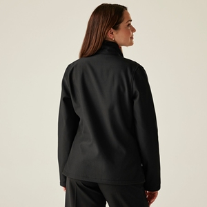 Veste Softshell Femme Col Montant Coupe-Vent Décontractée pour l'Extérieur avec Fermeture Éclair Intégrale et Poches Utilitaires Légère et Résistante aux Intempéries – Vente en Gros - Product Image 2