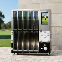 Máquina Expendedora de Almacenamiento de Palos de Golf Inteligentes WEIMI, con SDK, Pago con Tarjeta de Crédito y Monedas, Construcción de Acero Inoxidable para Alquileres 24/7
