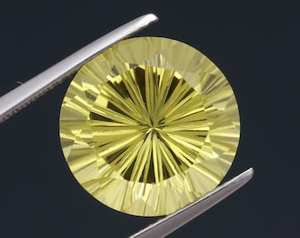 Cuarzo Limón Natural, Corte Cabujón Liso, Gemas Sueltas Amarillas, Certificado IGI, Tamaño Calibrado para Joyería - Product Image 5