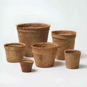 Macetas de fibra de coco natural, paquetes de macetas de coco de fábrica directa, soporta bajo costo de envío - Product Image 5