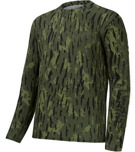 Chemise de protection anti-UV pour homme à manches longues, camouflage, séchage rapide, respirante, pour activités de plein air, imprimé par transfert thermique sur le devant - Product Image 5